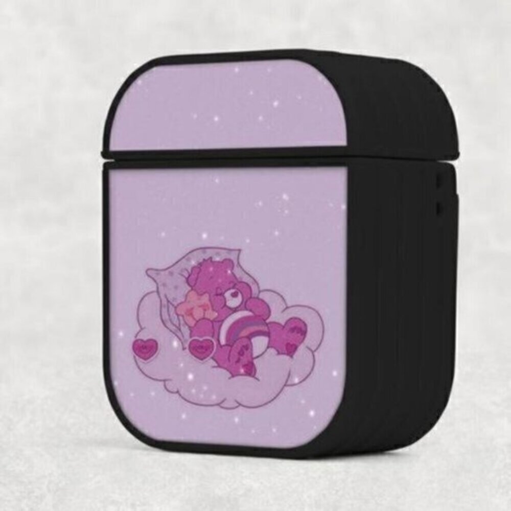 Pink Care Bear Airpod Case
